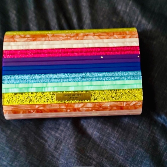 New KURT GEIGER LONDON PARTY EAGLE CLUTCH BAG - Picture 7 of 10